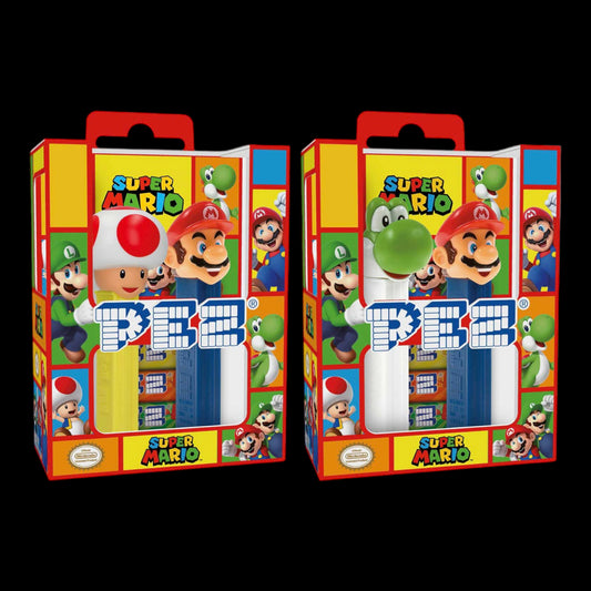 PEZ Nintendo Super Mario Twinpack + PEZ Bonbons 4er