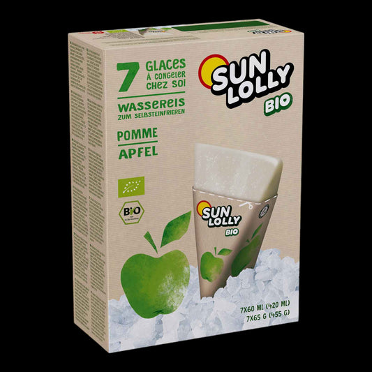 Sun Lolly Wassereis Apfel Bio 7er