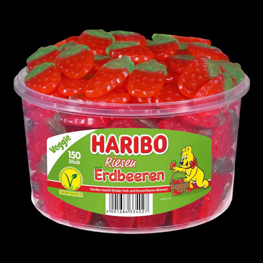 Haribo Riesen Erdbeeren veggie 150er
