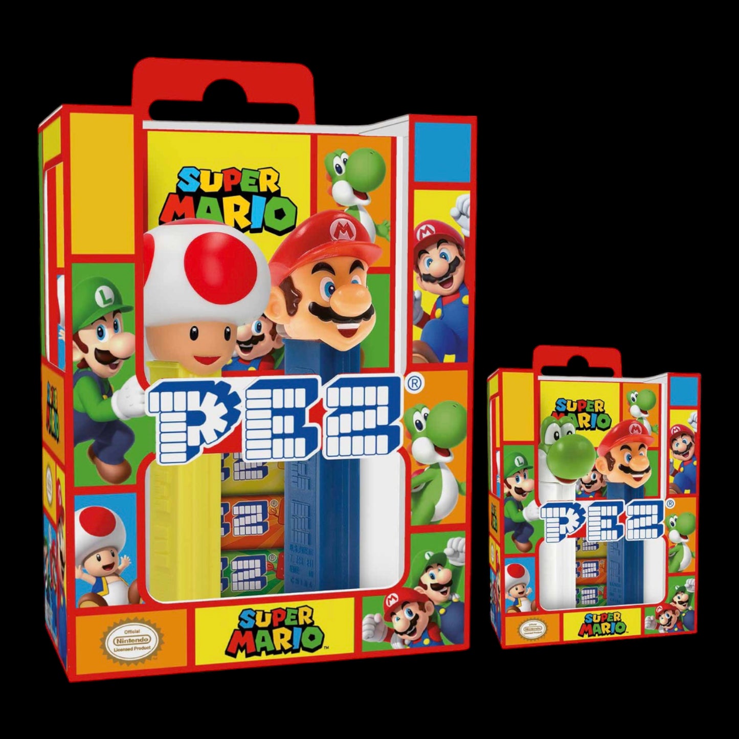 PEZ Nintendo Super Mario Twinpack + PEZ Bonbons 4er