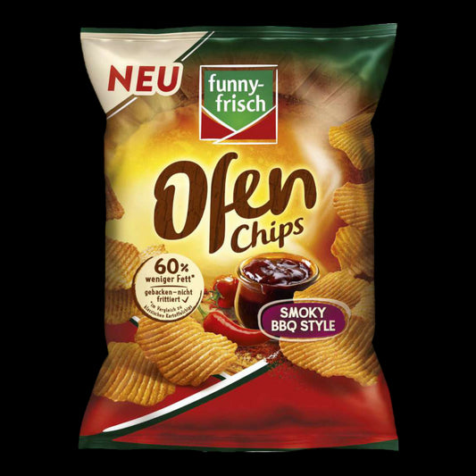 funny frisch Ofen Chips Smoky BBQ Style 125g