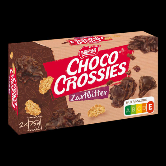 Choco Crossies Zarbitter 2×75g