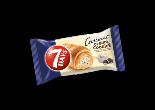 7Days Croissant Cream and Cookies & Vanille - Kakaokeks 60g