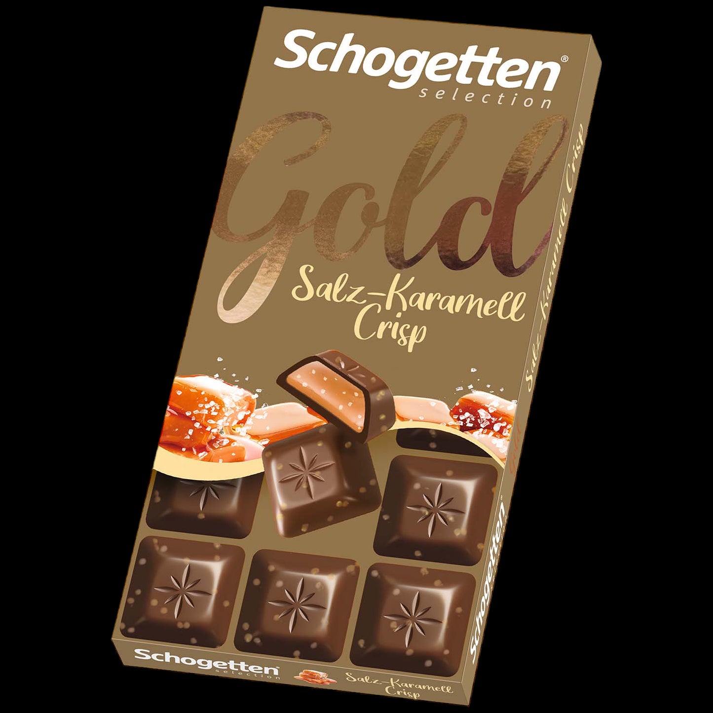 Schogetten Selection Gold Salz-Karamell Crisp 100g