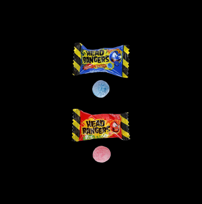 Head Bangers Balls Crazy Sour Himbeere & Erdbeere 135g