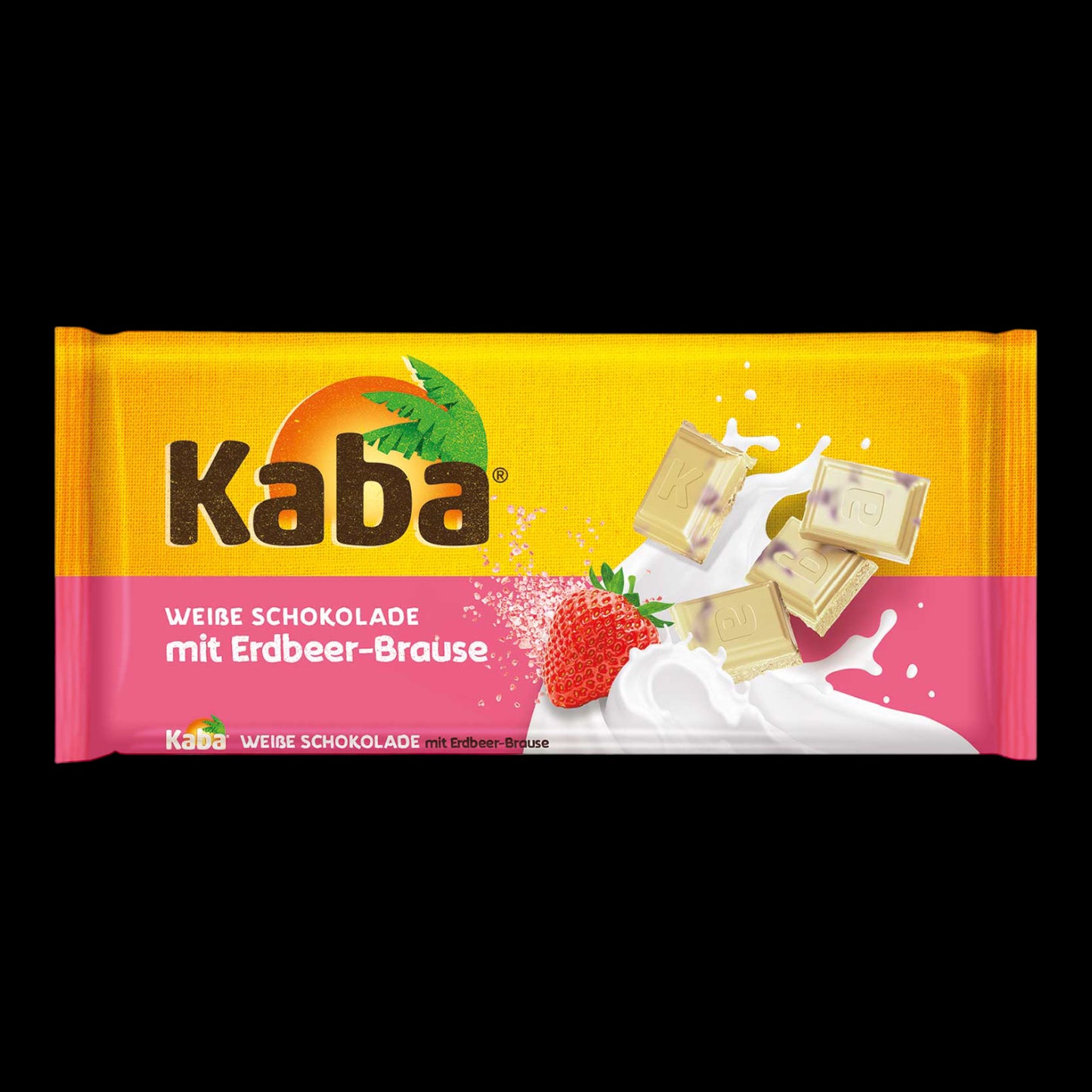 Kaba Weiße Schokolade mit Erdbeer & Brause 85g