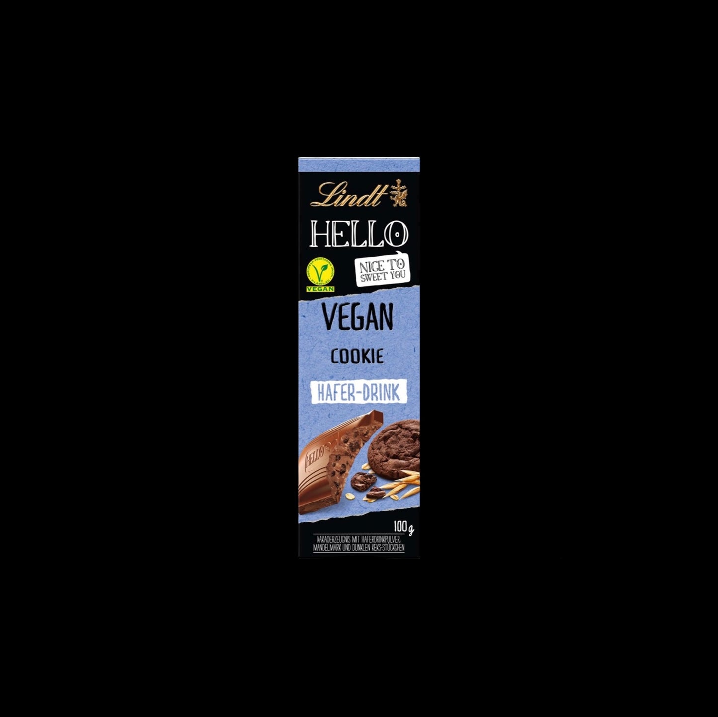 Lindt Hello Vegan Cookie Tafel 100g