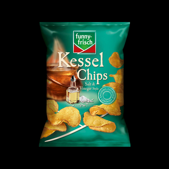 funny-frisch Kessel Chips Salt & Vinegar Style 120g