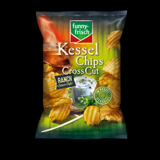 funny-frisch Kessel Chips Cross Cut Ranch Sauce Style 120g