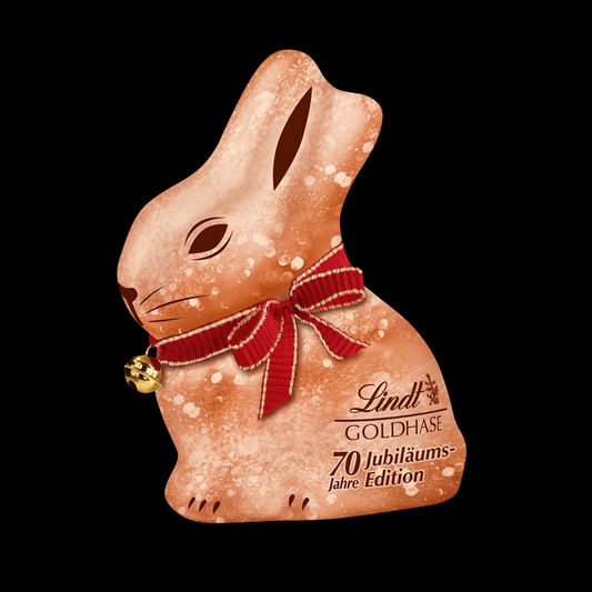 Lindt GOLDHASE Milch Glamour Edition Ostern Rose 100g
