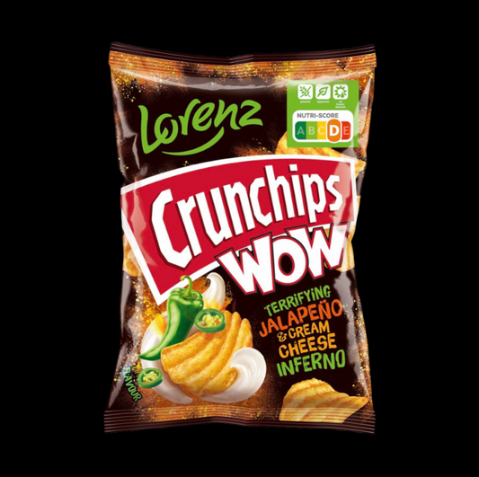 Crunchips WOW Jalapeño & Cream Cheese 110g