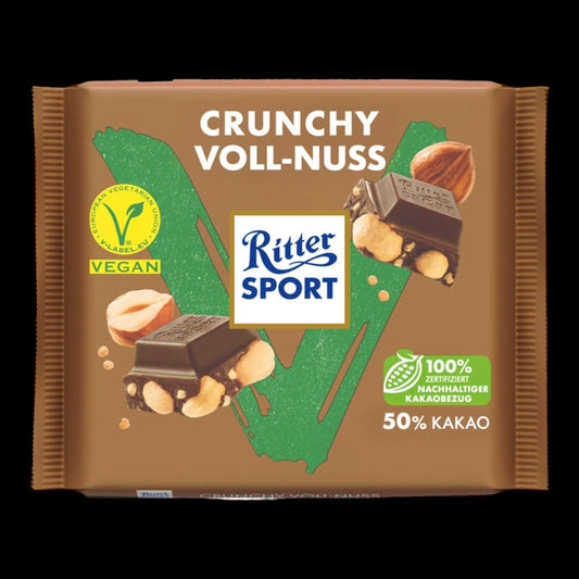 Ritter Sport Vegan Crunchy Voll-Nuss 100g