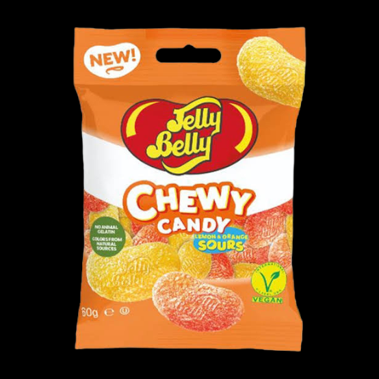 Jelly Belly Chewy Candy Lemon & Orange Sour 60g