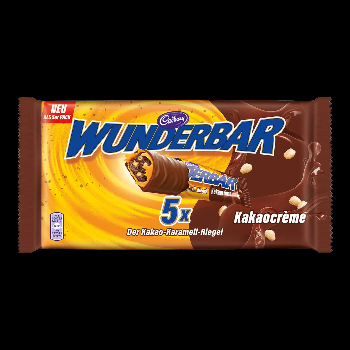 Cadbury Wunderbar Kakaocrème 5x37g