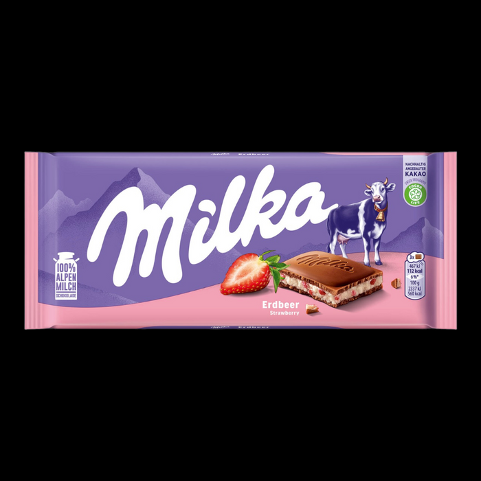 Milka Erdbeer 100g
