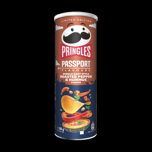 Pringles Passport Flavours Moroccan Style Roasted Pepper & Hummus 165g