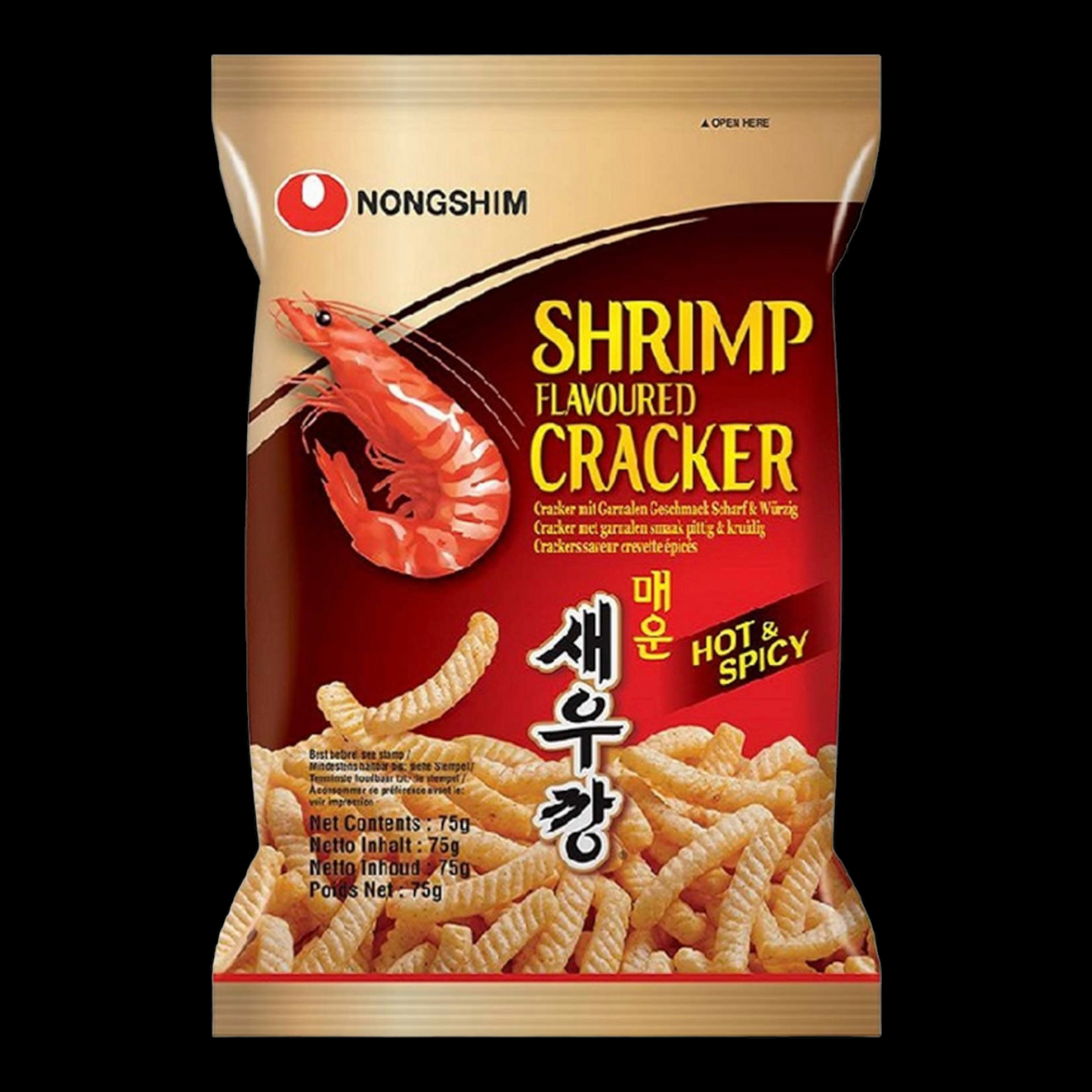 Nongshim Shrimp Cracker Hot & Spicy 75g