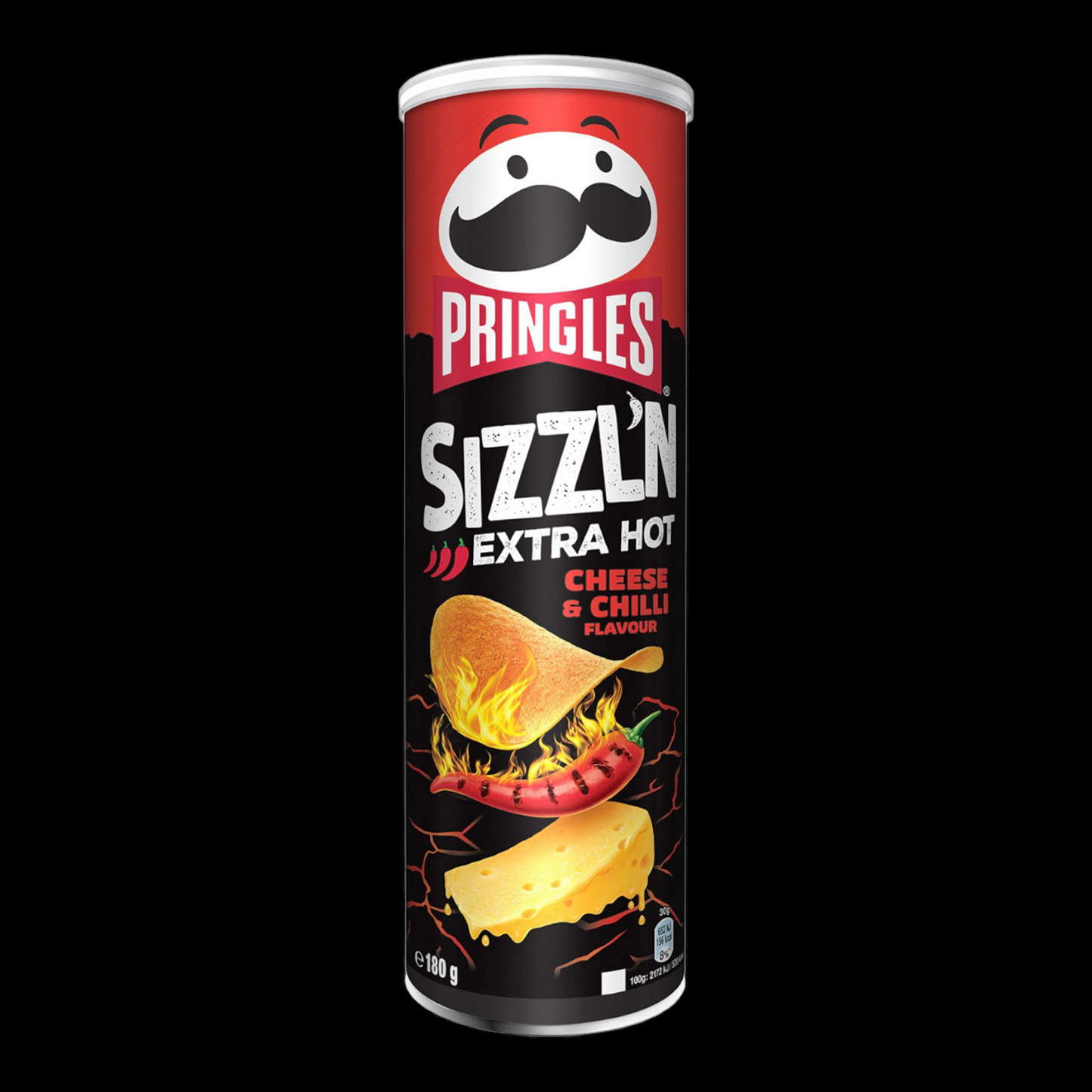 Pringles Sizzl'n Extra Hot Cheese & Chilli 180g
