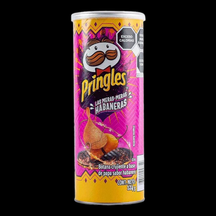 Pringles Las Meras-Meras Habaneras Sabor Habanero 124g