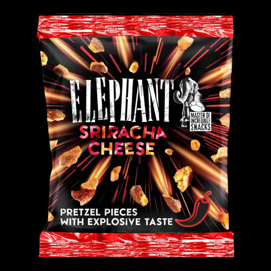 Elephant Meteoritzi Pretzel Pieces Sriracha Cheese 125g