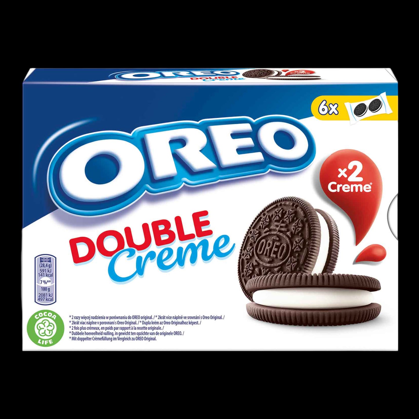Oreo Double Cream 6x2er
