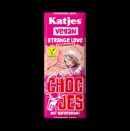 Katjes Chocjes Strange Love Strawberry Vegan 50g MHD: 06.2023