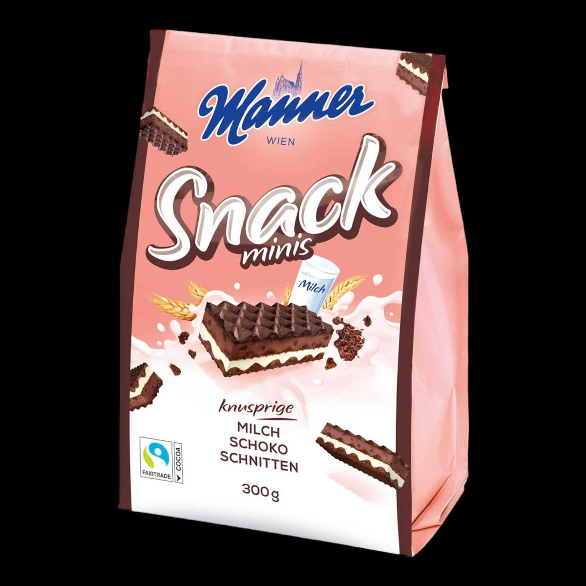 Manner Snack Minis Milch Schoko Schnitten 300g - candymen.ch