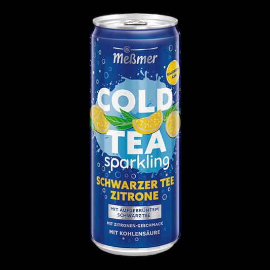 Meßmer Cold Tea Sparkling Schwarzer Tee Zitrone 330ml