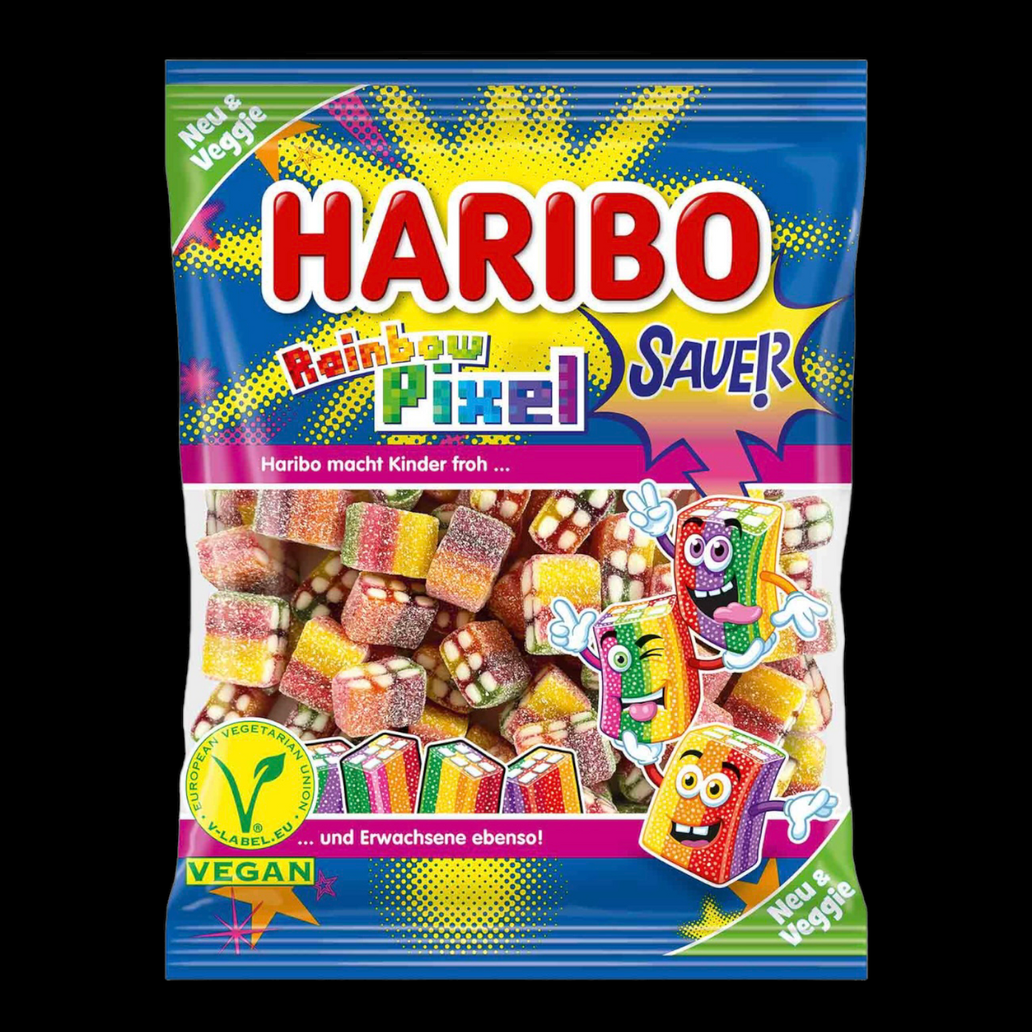 Haribo Rainbow Pixel sauer veggie 160g