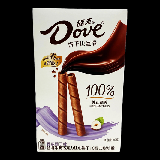 Dove Wafer Roll Fresh Hazelnut 40g