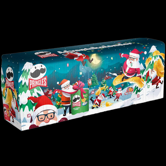 Pringles Adventskalender dunkelblau