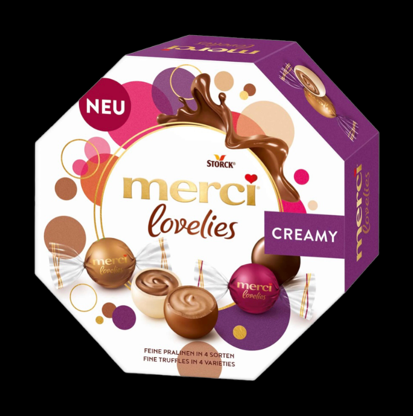 merci lovelies Creamy 185g - candymen.ch